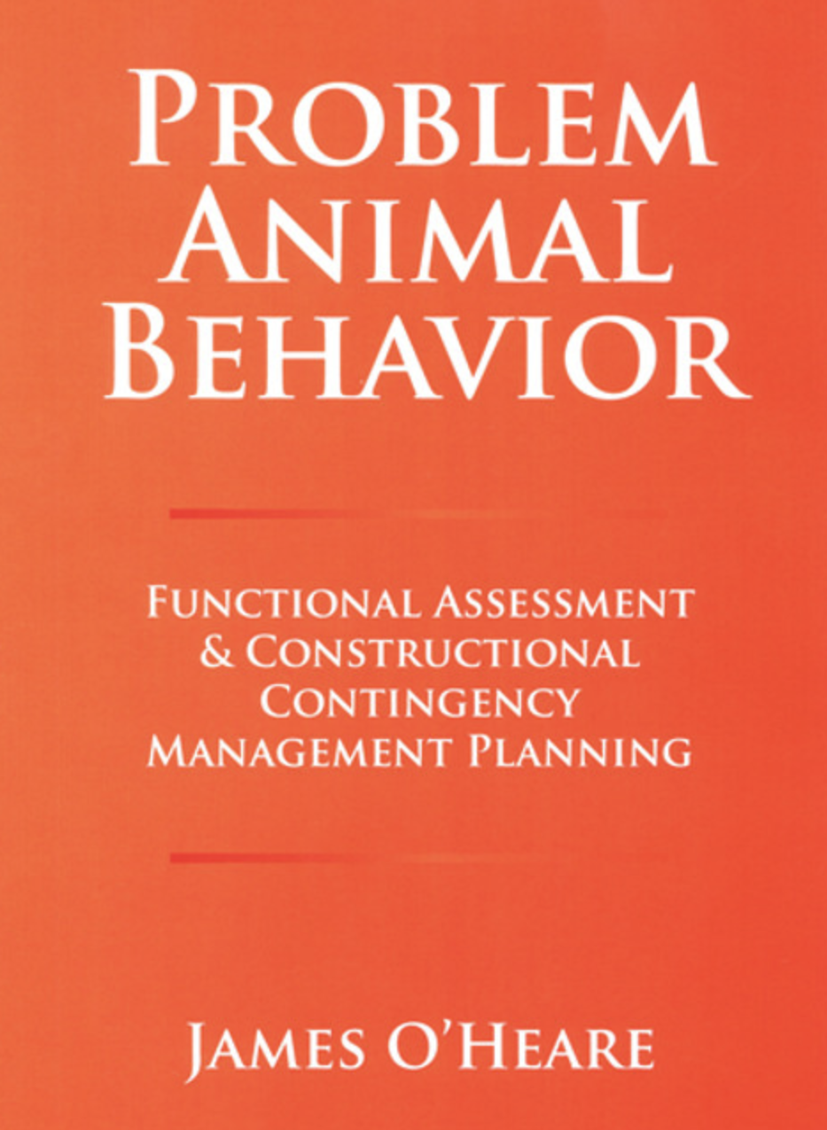 Advanced dog training book problem animal behavior oheare