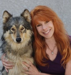 Nicole wilde dog trainer with her dog